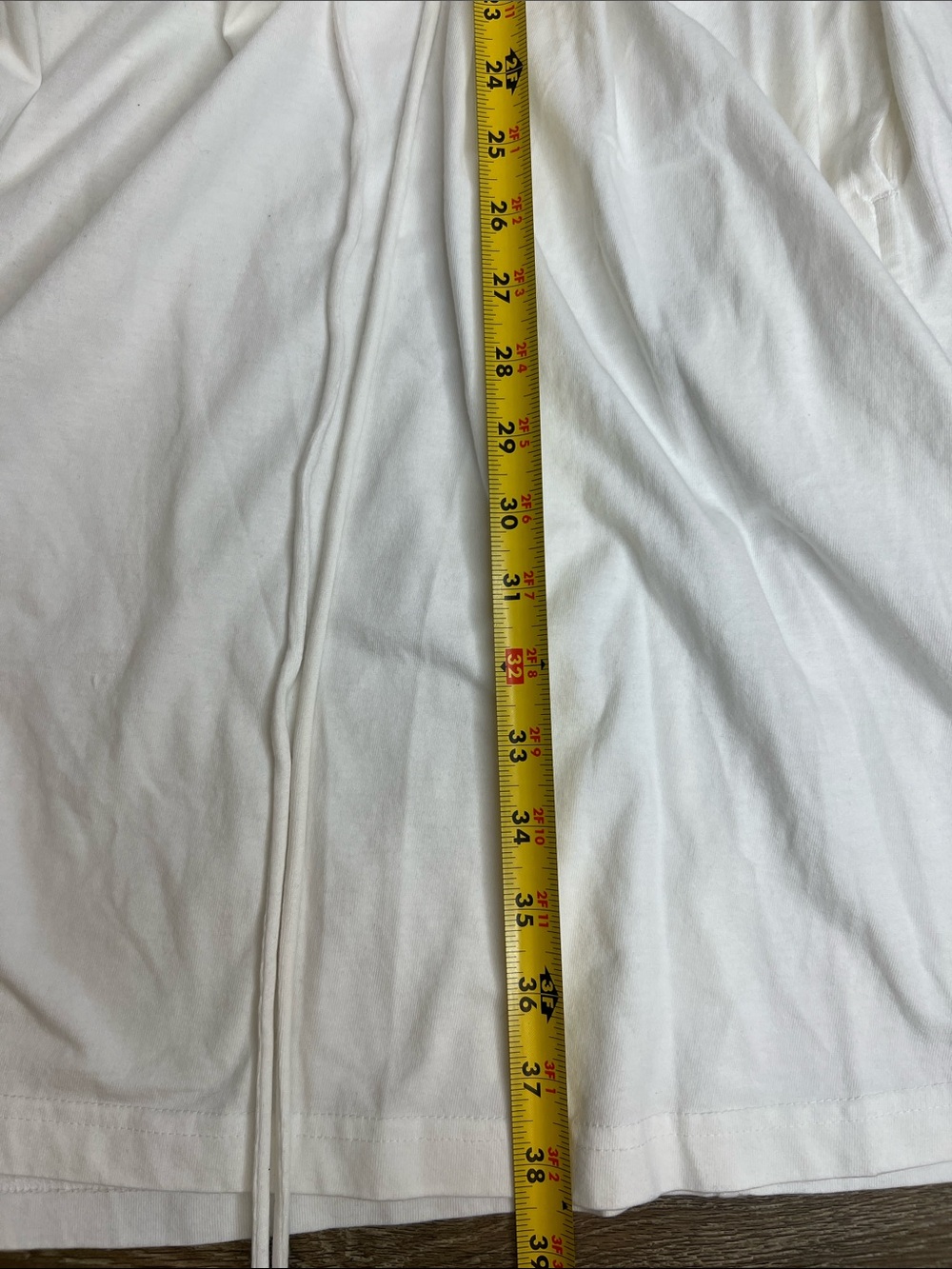 SOLD IN STORE Tommy Hilfiger Sport White Cotton T-Shirt Dress Tie Waist XL - Picture 13 of 13